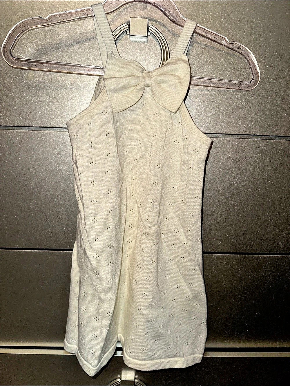 H&M Girls 2-4Y Bow Bodysuit NWT